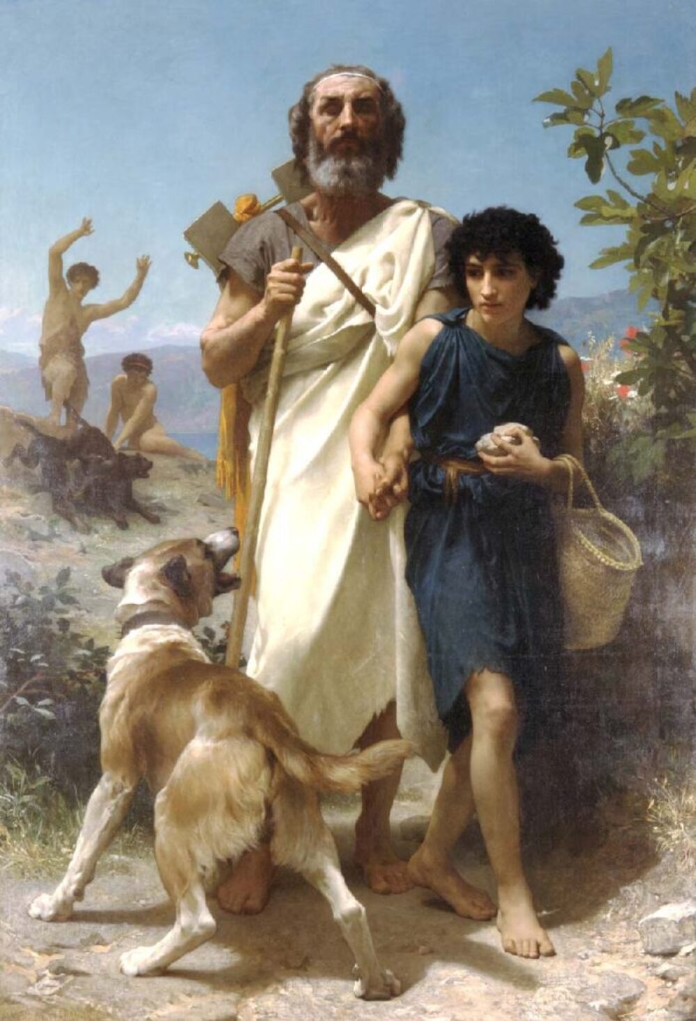 William-Adolphe_Bouguereau_(1825-1905)_-_Homer_and_his_Guide_(1874)_2